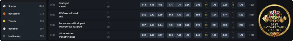 The sportsbook at Donbet